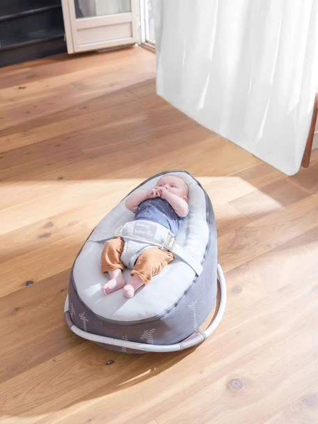 Transat Et Pouf Doomoo Nid BABYMOOV Blanc / Gris - Babymoov 4 Transat Et Pouf Doomoo Nid BABYMOOV Blanc / Gris - Babymoov – Image 4