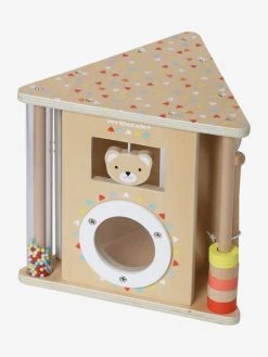 Triangle D'activités Musicales En Bois FSC® Beige - Vertbaudet -Boutique Ergobaby triangle dactivites musicales en bois fsc 2