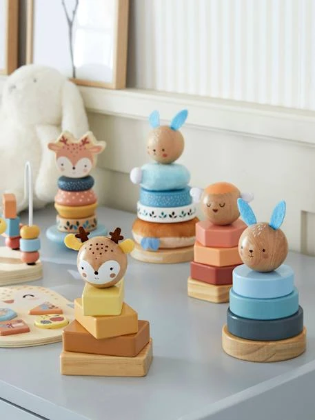 Trio De Tours à Empiler En Bois FSC® Bois - Vertbaudet 5 Trio De Tours à Empiler En Bois FSC® Bois - Vertbaudet – Image 5