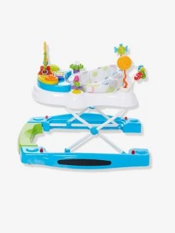 Trotteur évolutif Vertbaudet Trott&pouss' Blanc Imprimé - Vertbaudet -Boutique Ergobaby trotteur evolutif vertbaudet trottpouss 5